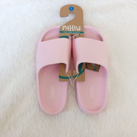 Mad Love Shoes - Mad Love Women’s Molded Slide Sandals (Size 7) "PINK" ~ NEW!!!